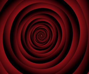 Abstract Concentric Spiral Circles